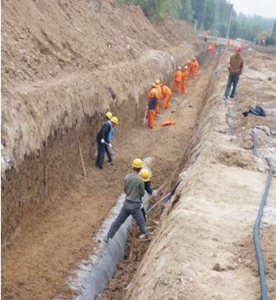 杭州余杭水务有限公司输水管沿途牺牲阳极安装